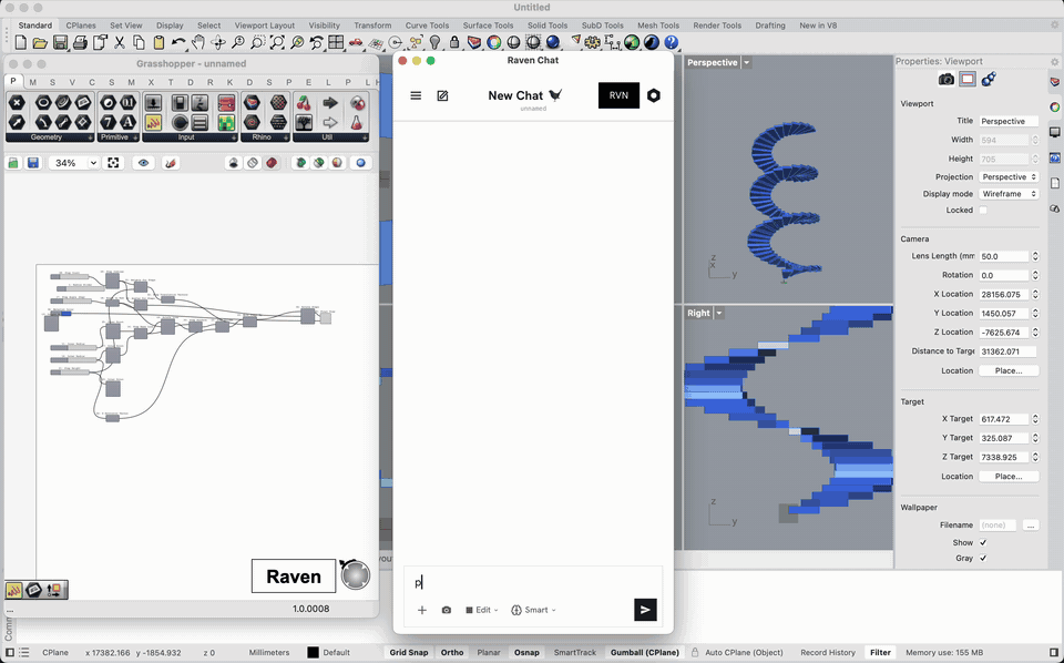 Edit mode: one prompt, a reorganized canvas